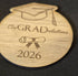 Wooden Graduate plaque