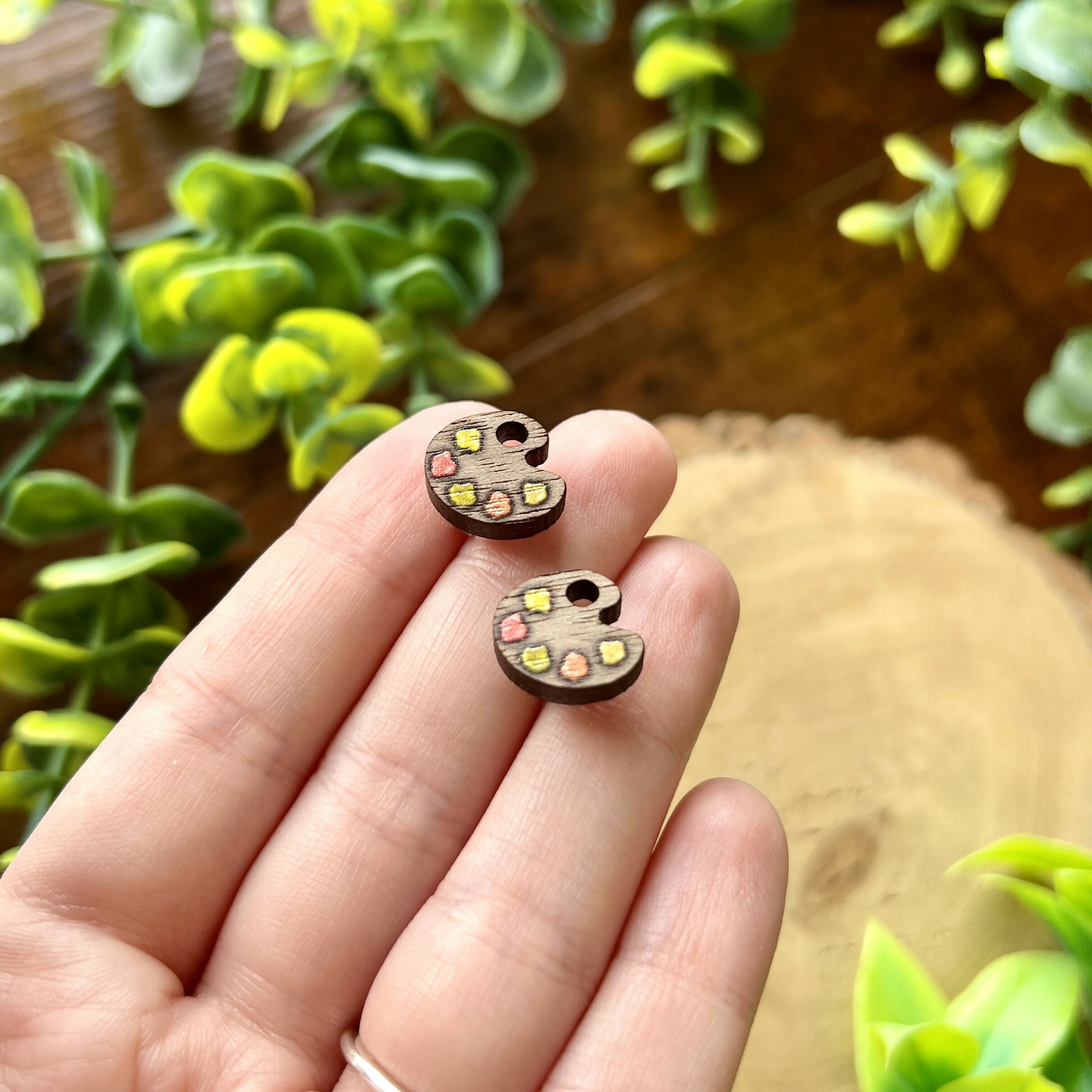 Paint PaletteEarrings | Quirky Eco-Friendly | Art & Soul