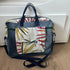 Unique Large Laptop Bag Case Made From Upcycled Jeans With Adjustable strap