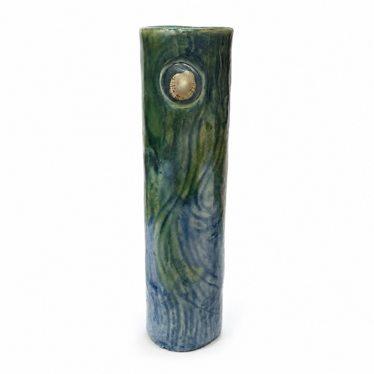 Porcelain Tube Sea Themed Vase