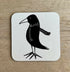 Raven Coaster – Pen And Ink Design