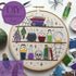 DIY embroidery kit for beginners - Notions and potions