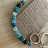 Gem Stone Keychain- Courage- Blue