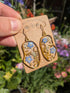 FORGET ME NOT LADY FACE EARRINGS