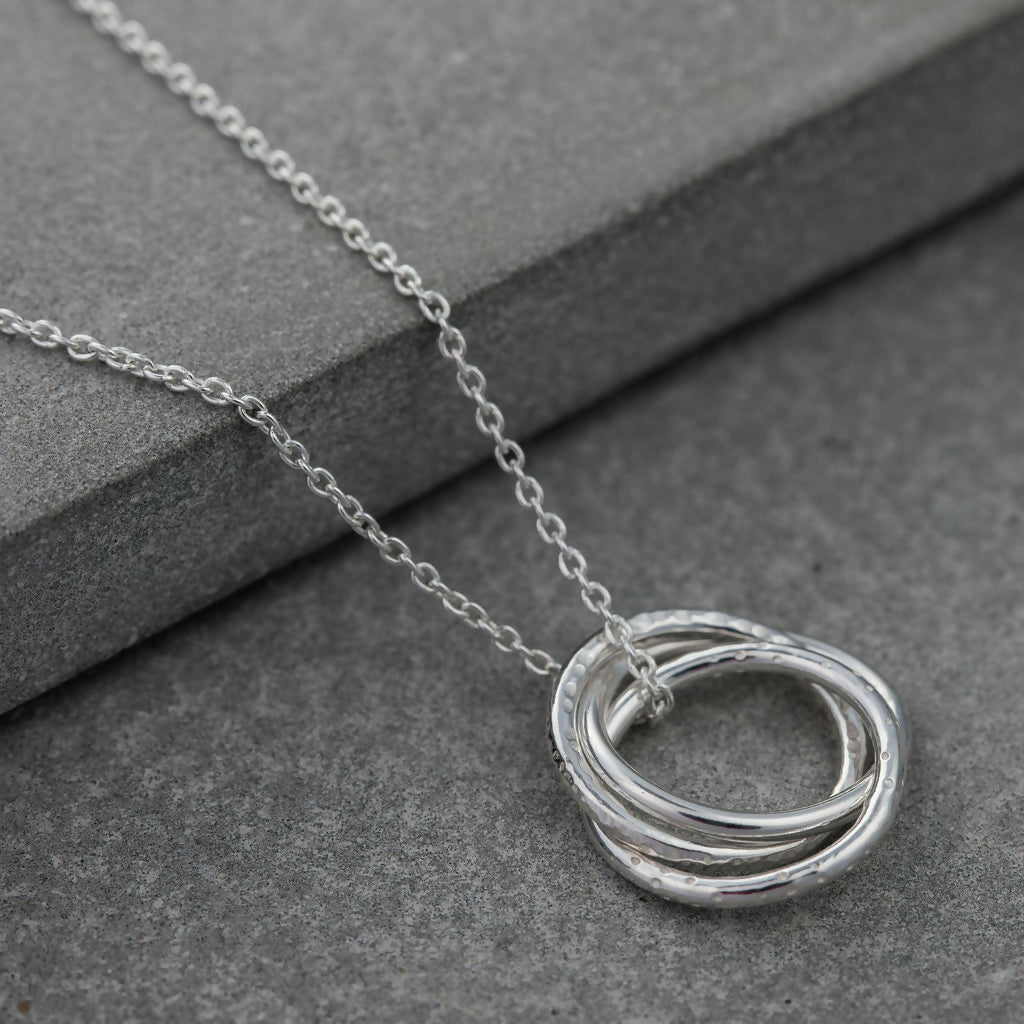 Interlinked Rings Necklace