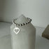 Sterling Silver Stretch Charm Beaded Rings