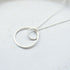 Sterling Silver Circles Necklace