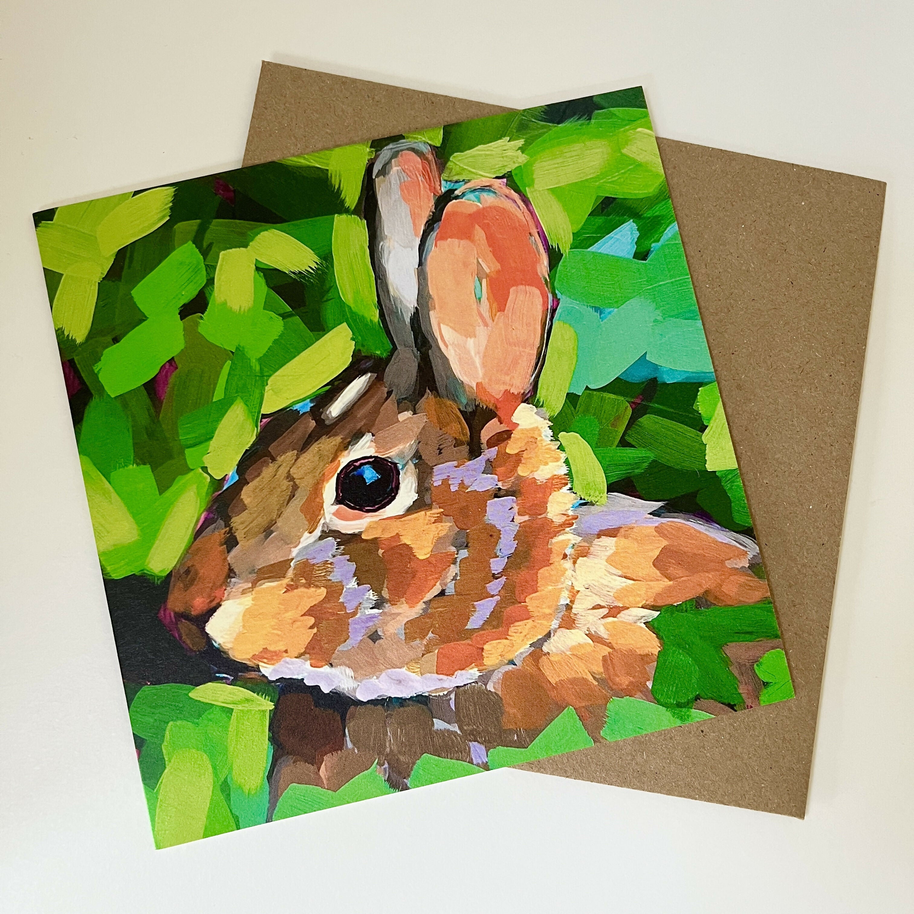 Bunny Rabbit Greetings Card