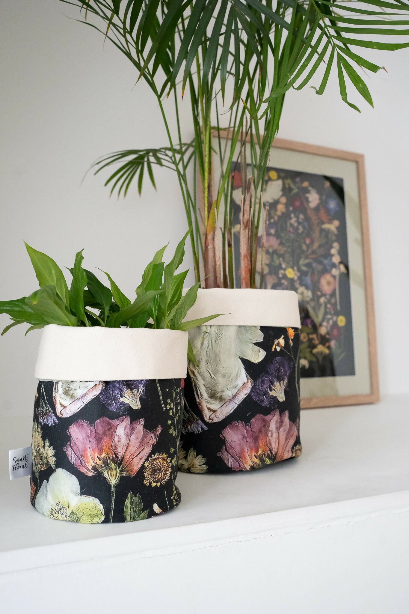 Black Multicoloured Pot Bag - Medium