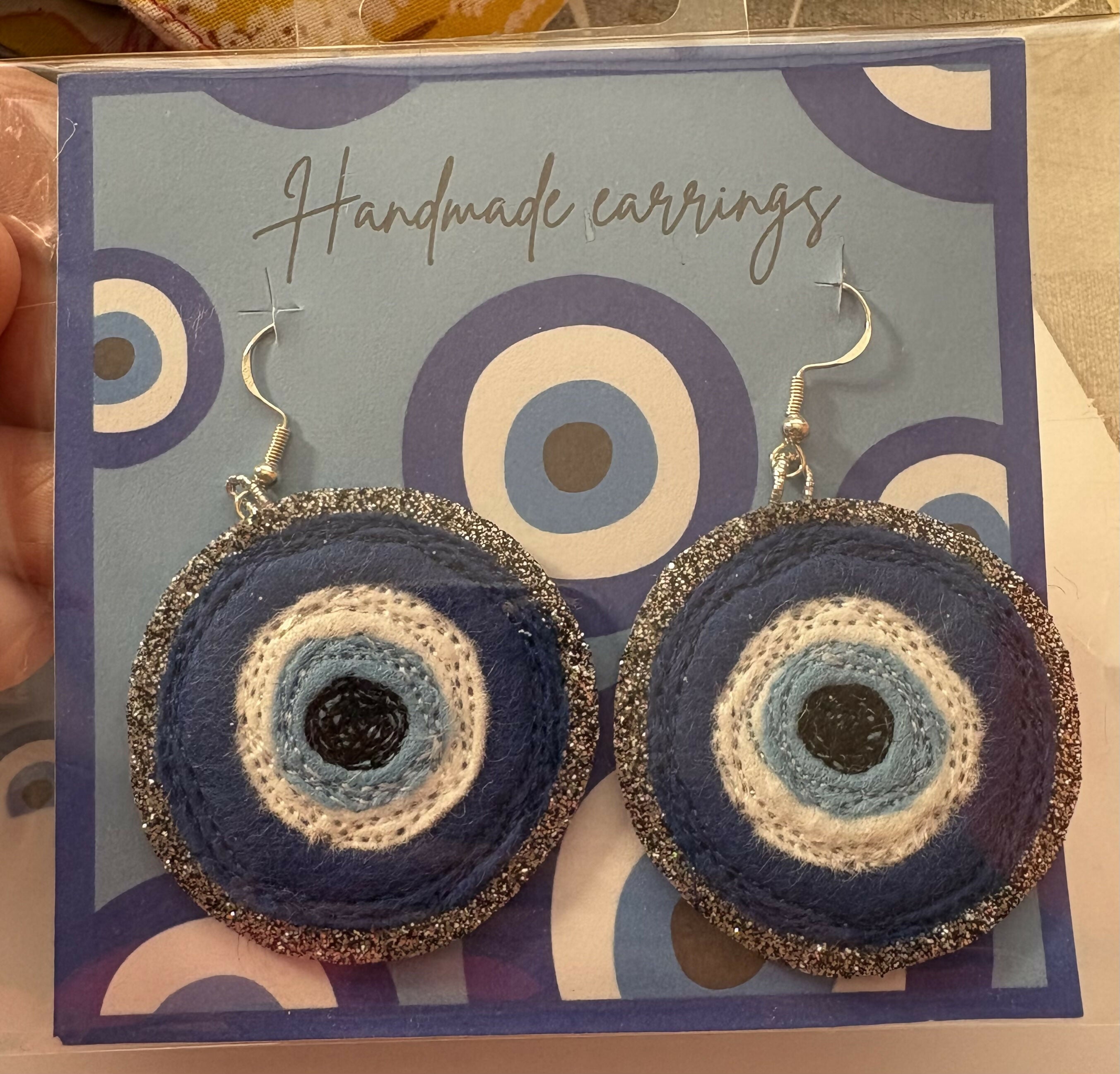 Handmade Textile Earrings