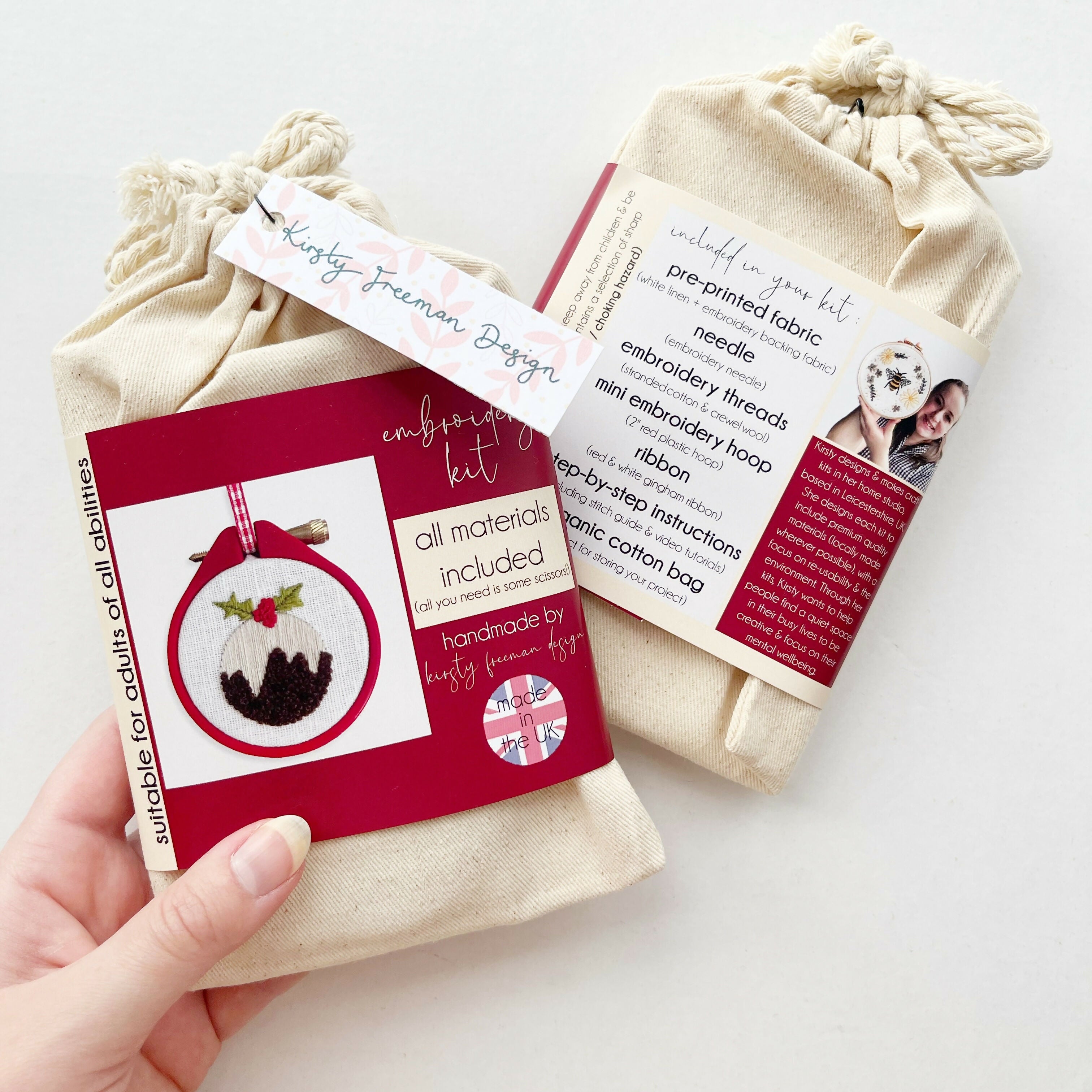Christmas Pudding Embroidery Kit