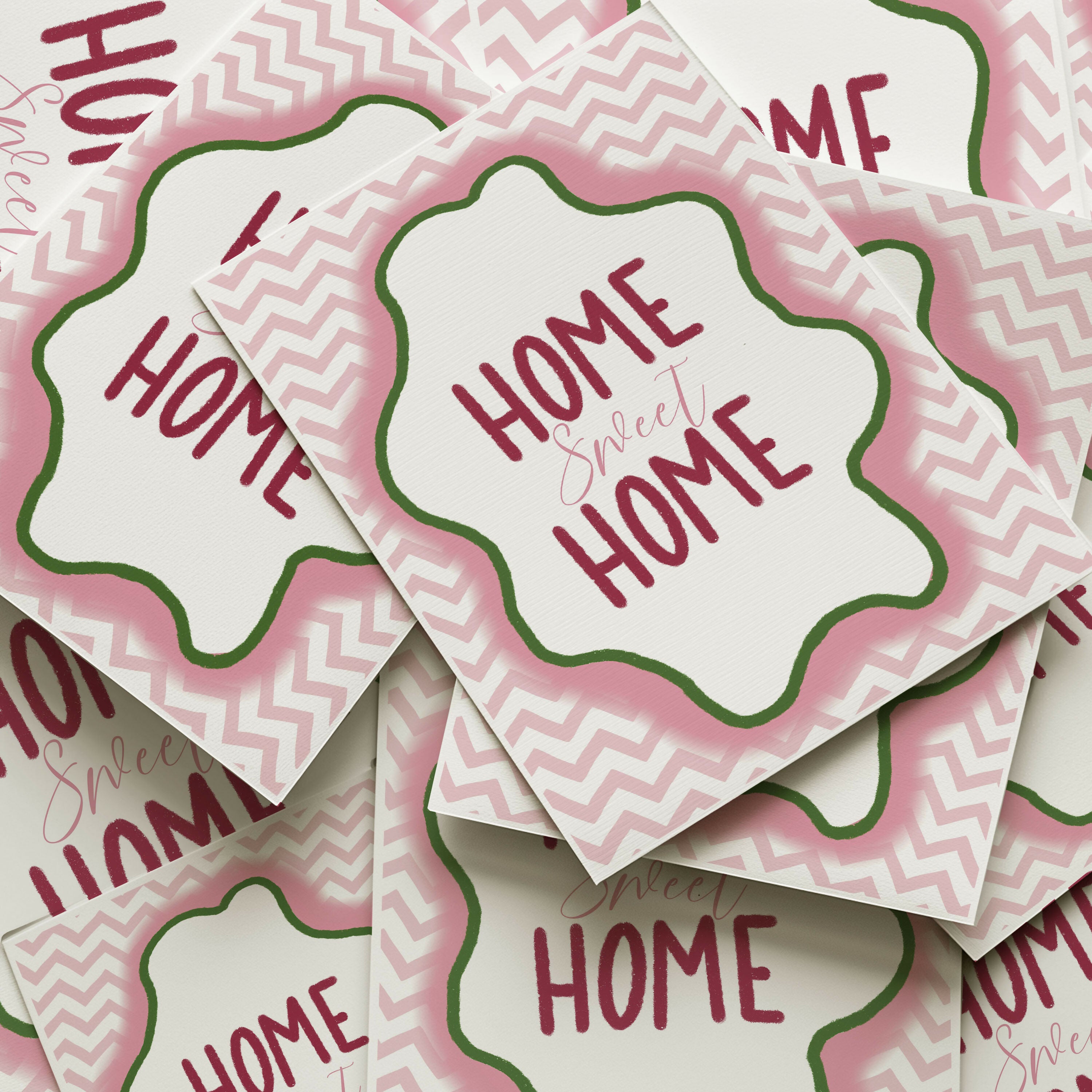 HOME SWEET HOME DIGITAL ARTWORK PRINT