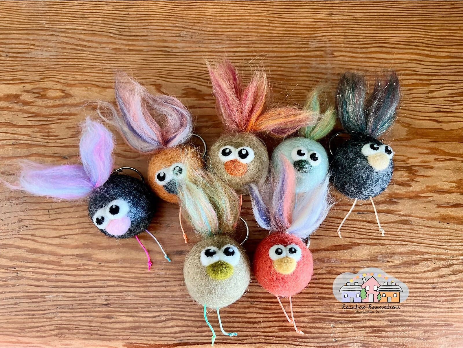 Feltball Fuzz Budz Keyring