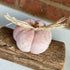 Soft and Furry Pale Pink Pumpkin Decoration, Cute Blush Plush Ornament for Cosy Homes