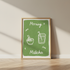 Morning Matcha Print
