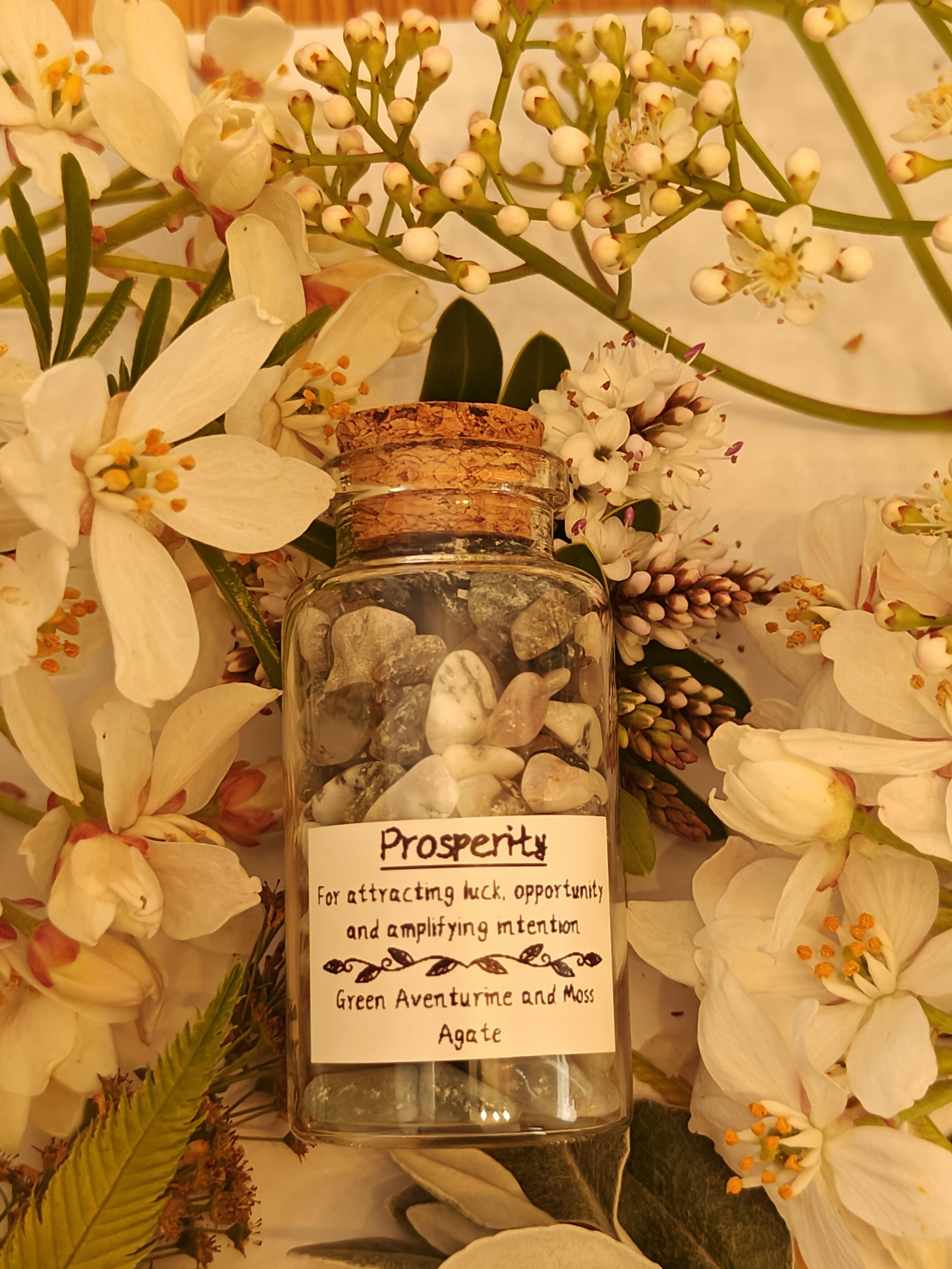 Prosperity Crystal Intention Jar