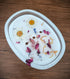Soap Dish With Petals And Flowers