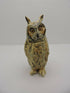 Ceramic Long eared owl sculpture - Ian