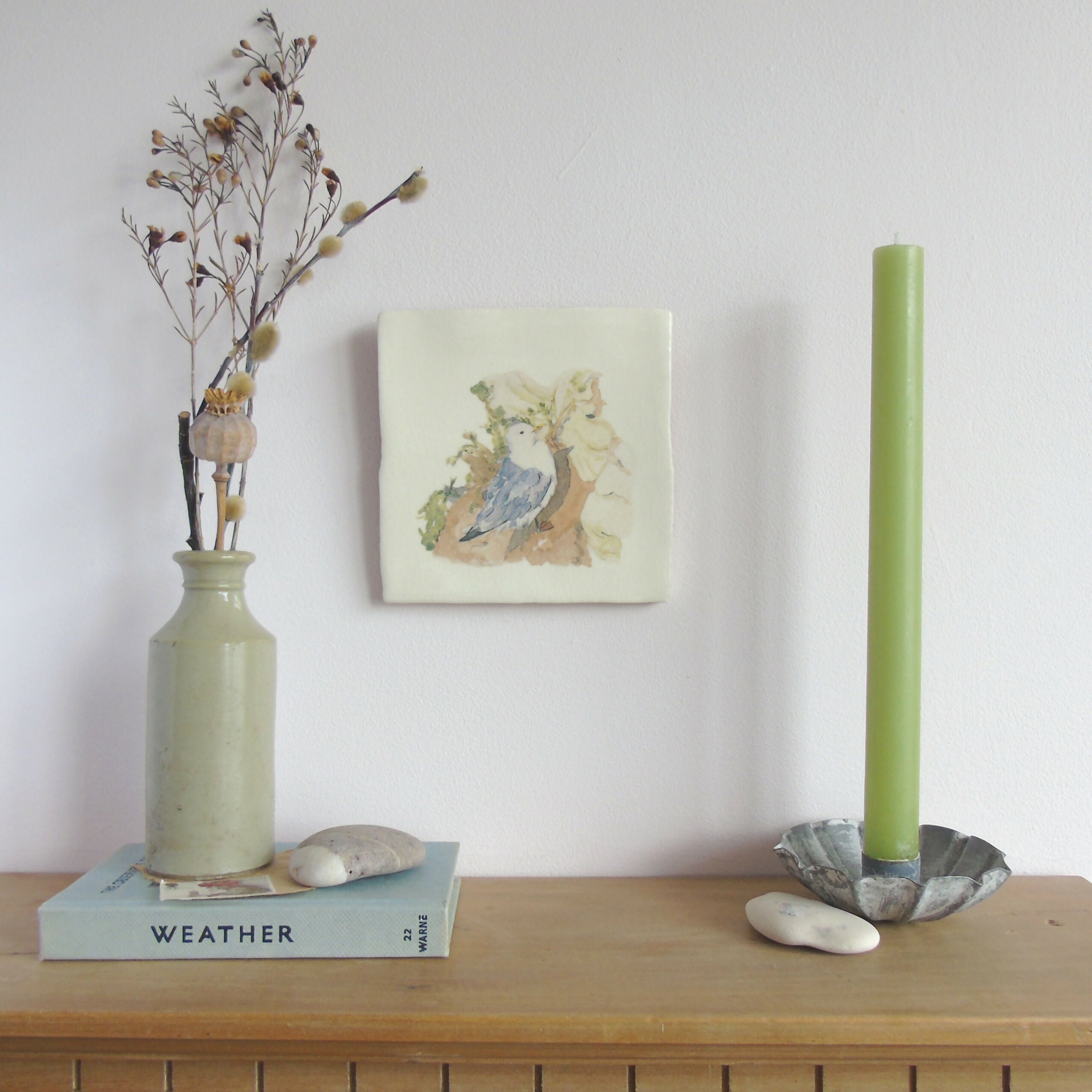 Kittiwake Ceramic Tile Wall Art