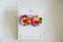 Rainbow Flower Smiley Face Earrings