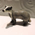 Ceramic Badger sculpture