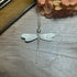 Lovely Gold Plated Large Dragonfly Pendant Necklace