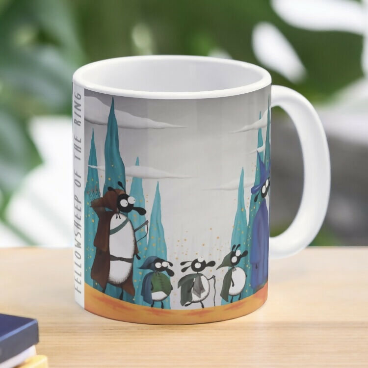 Fellowsheep Of The Ring Ceramic Mug