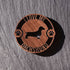 I Love My Dachshund Laser Cut Wooden Coaster