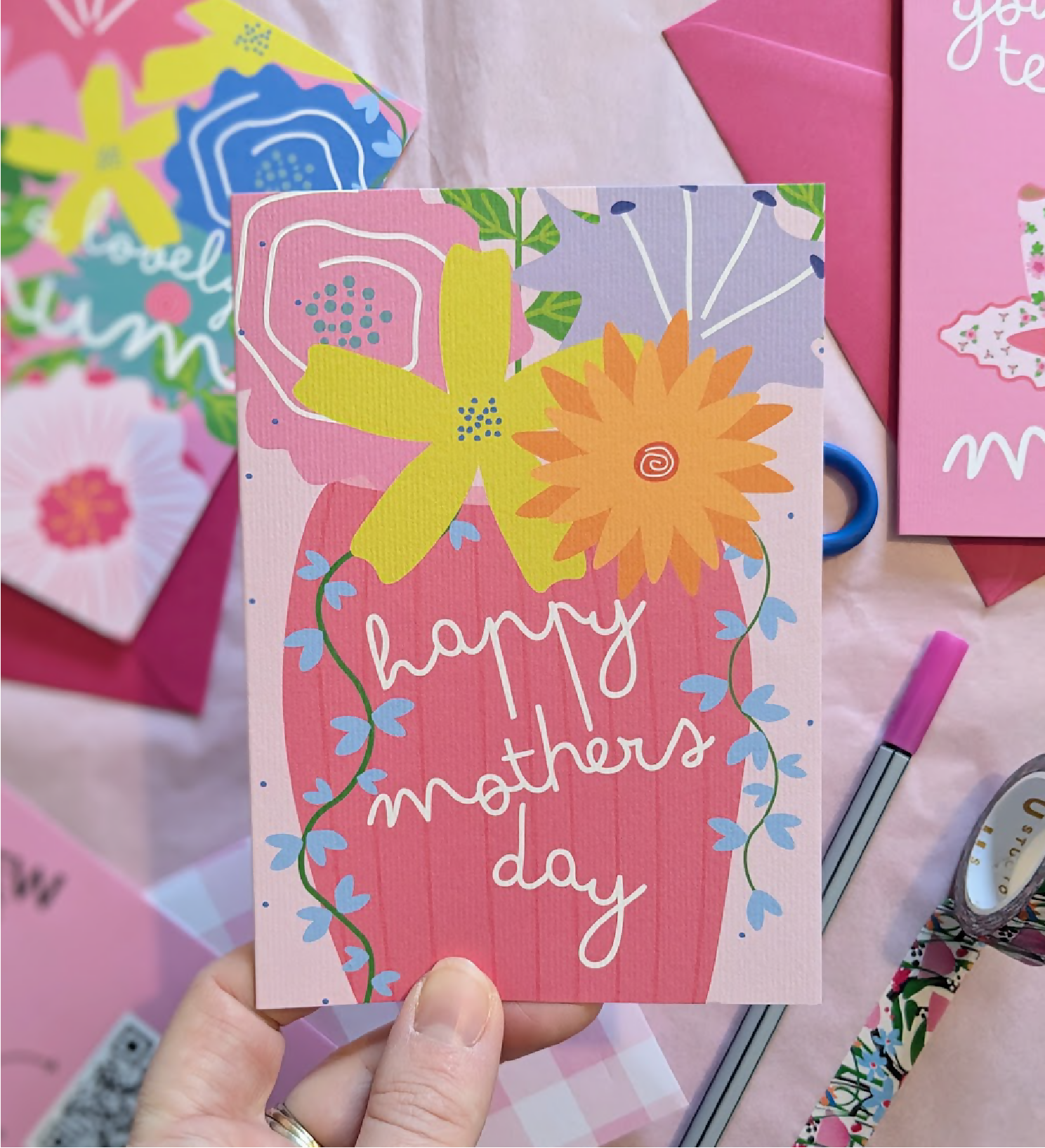 mothers day card 2 pix etsy