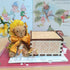 Teddy and Crank Handle Music Box Ornament