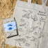 Birds of Yorkshire - Natural, handprinted, illustrated tote bag