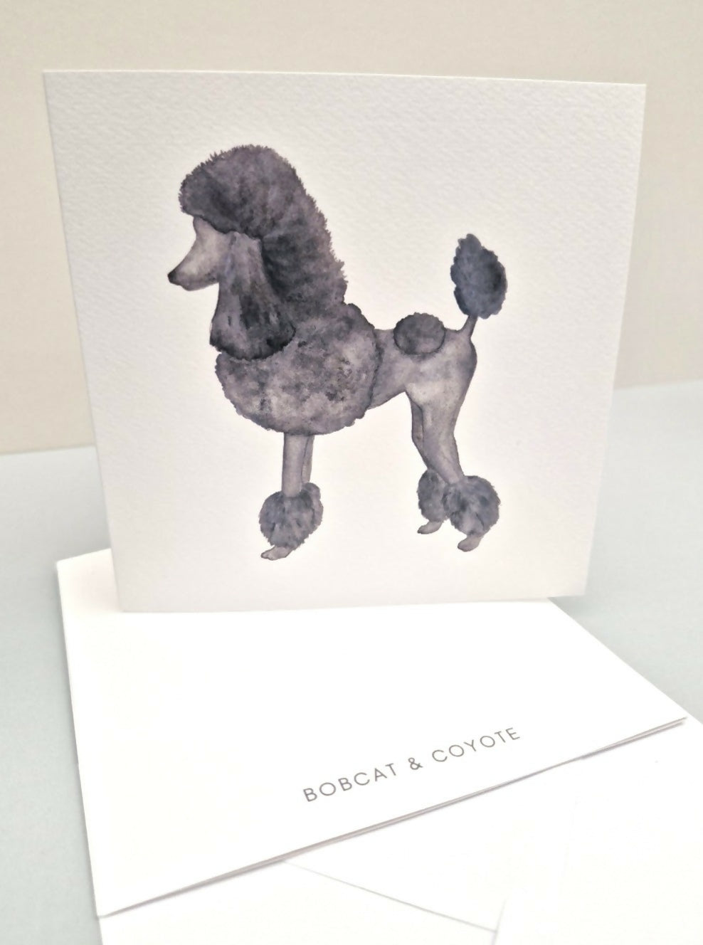 Poodle Greeting Card
