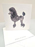 Poodle Greeting Card