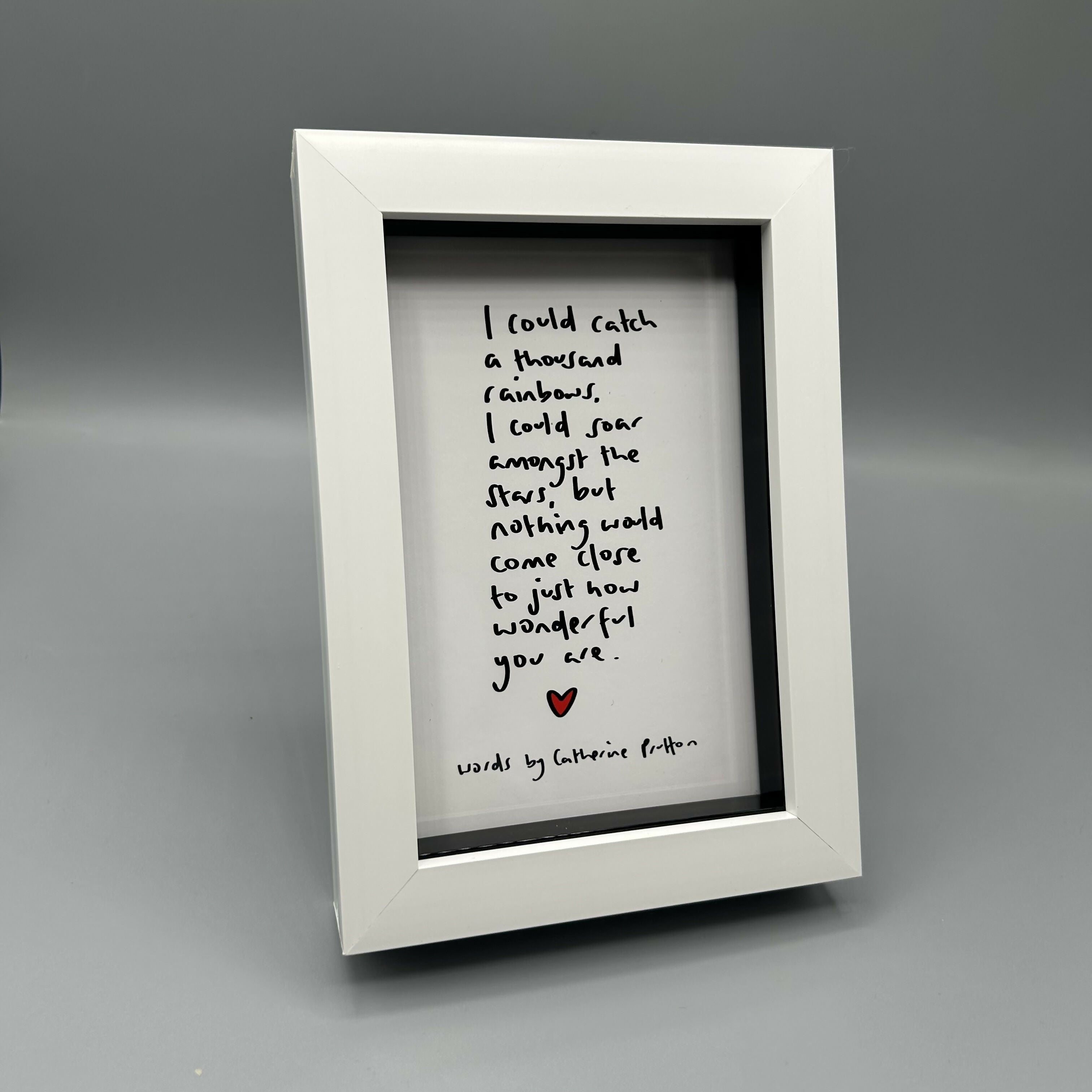Original Poem - Multiple Options (A6 Box Frame)