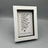 Original Poem - Multiple Options (A6 Box Frame)