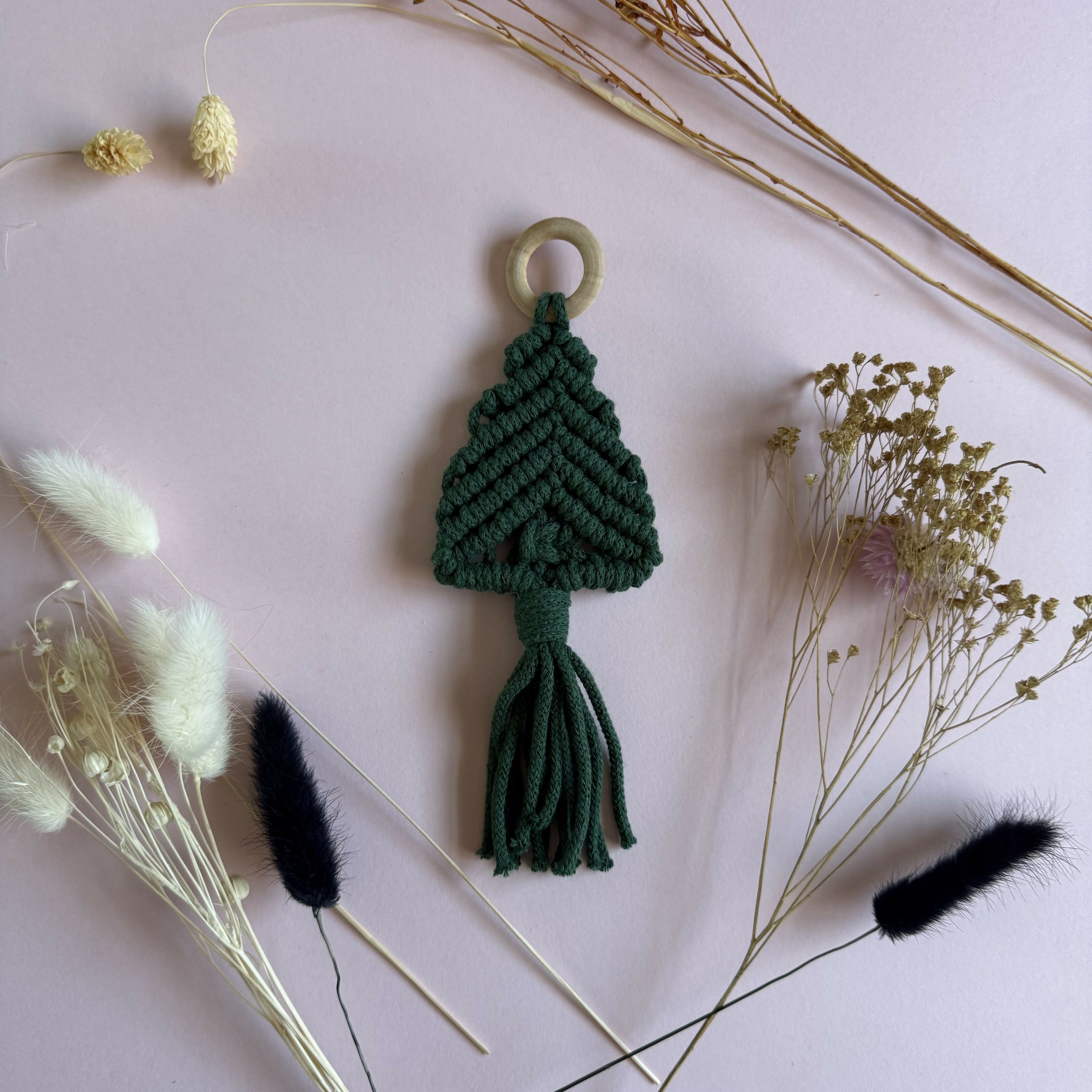 Macrame Christmas Tree Decoration