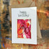 Abstract Sparkle 90th Birthday Card in Pink