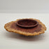 Hand Turned Natural Edged Winged Bowl made from Red Mallee Burr Wood