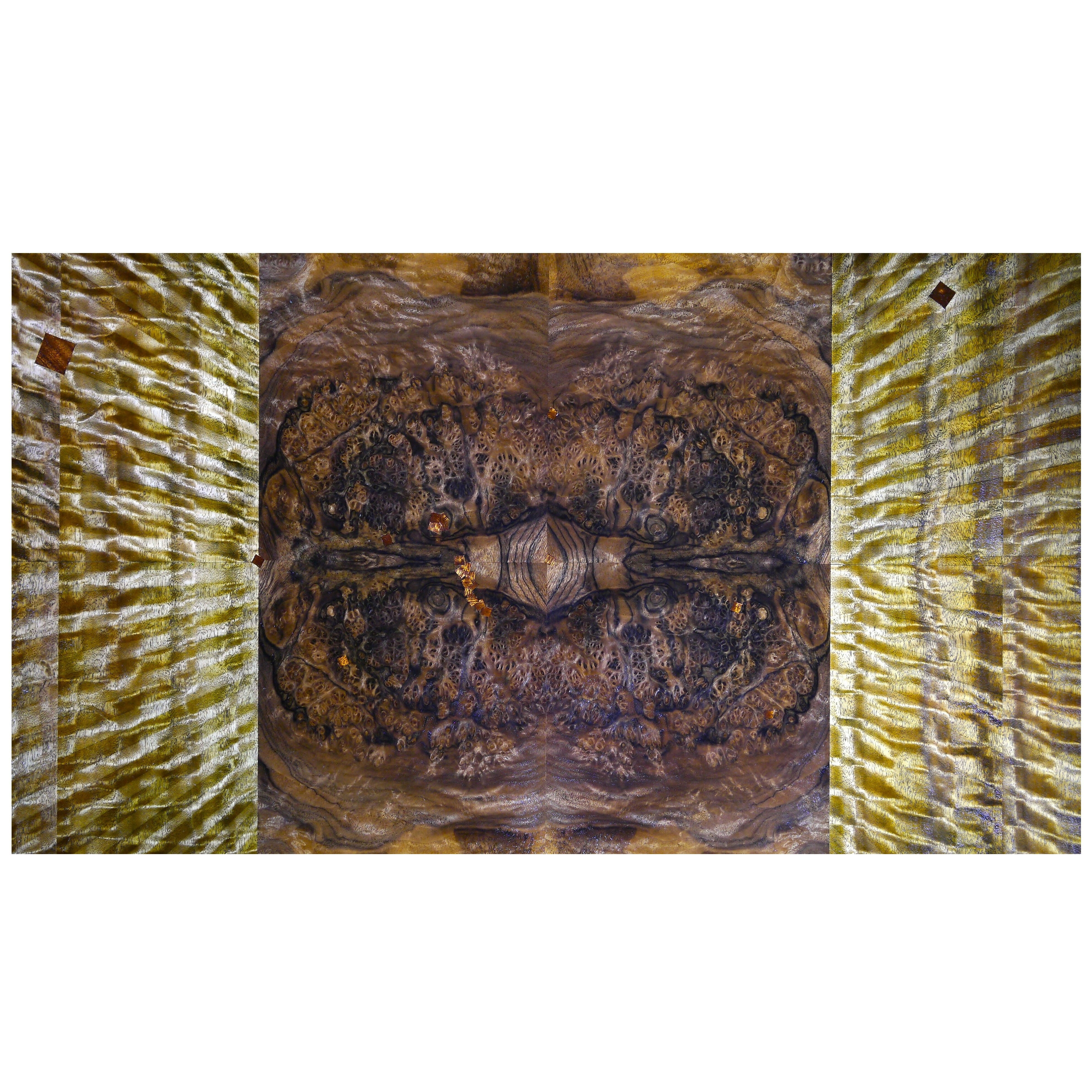 Innerysm: Breath — Original Artwork (Marquetry on Panel) by Elementa Laudis