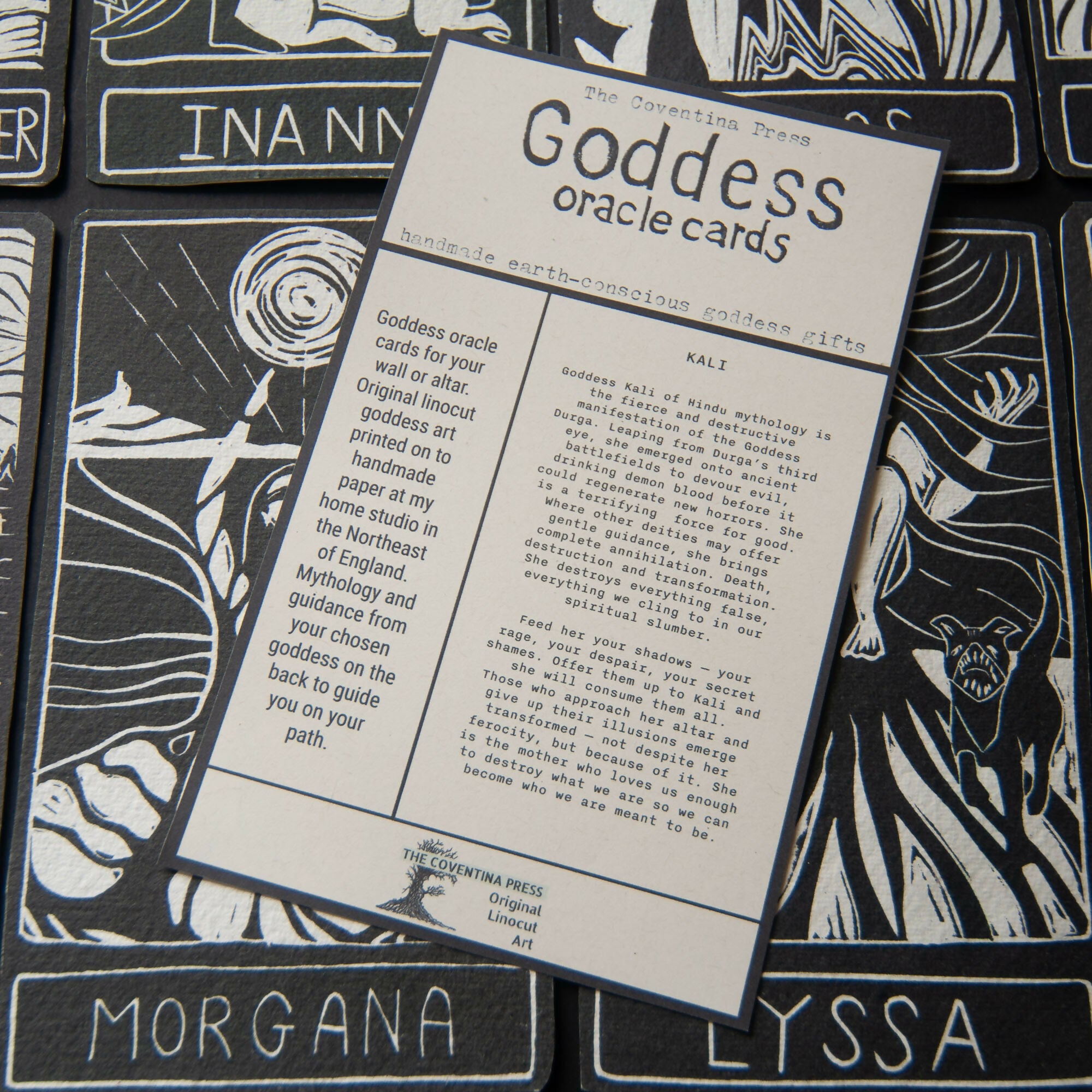 KALI GODDESS ALTAR CARD