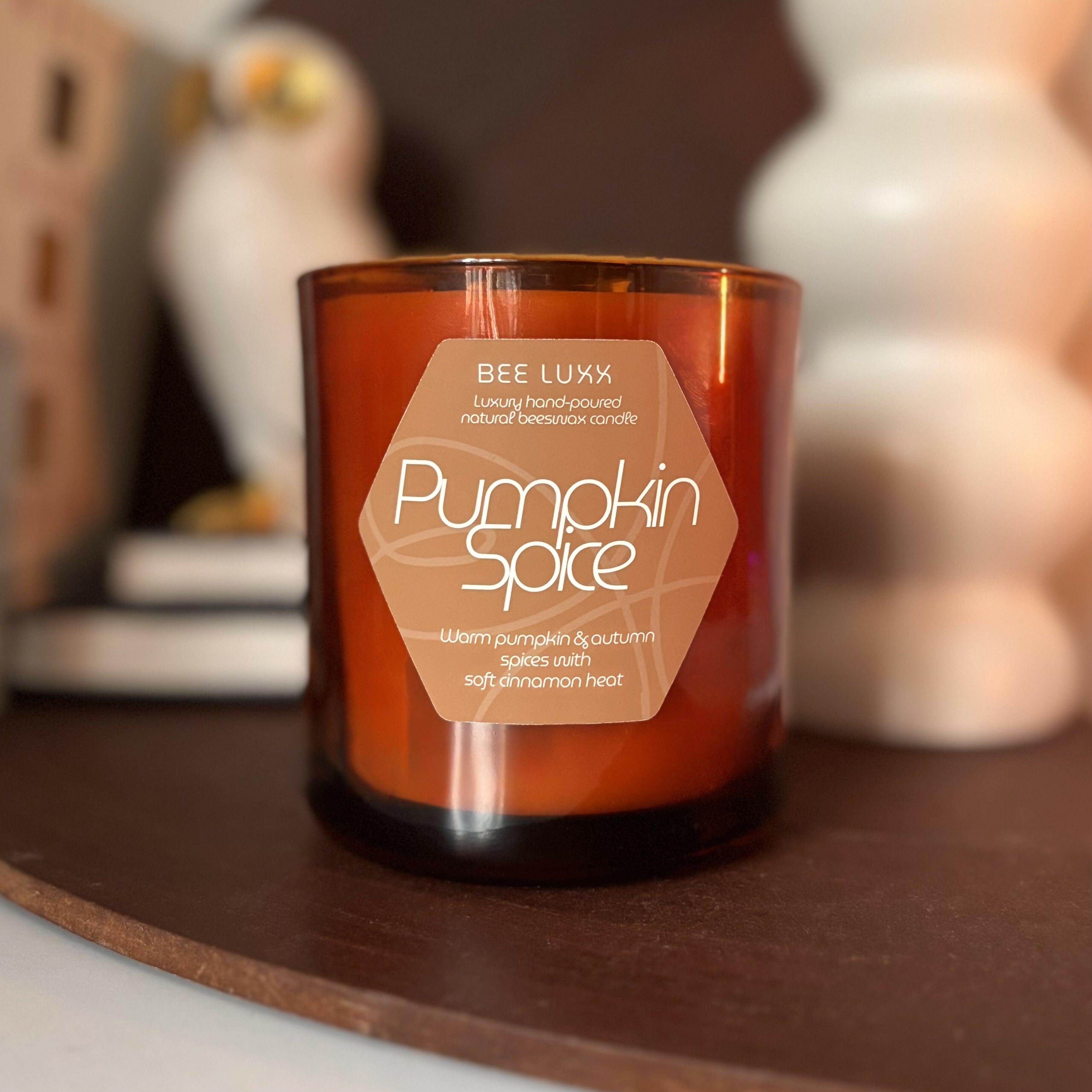 Pumpkin Spice - Scented 100% Beeswax Candle