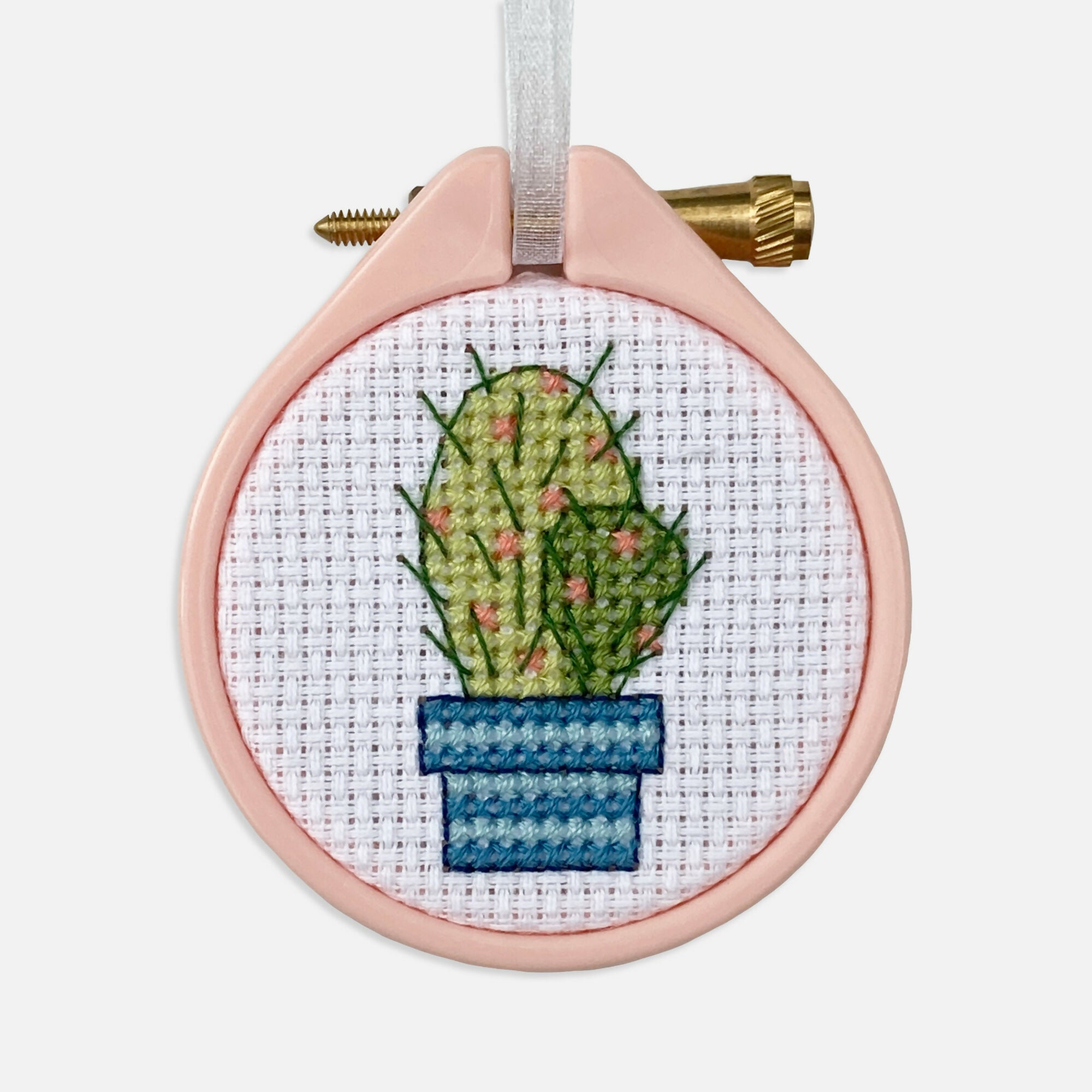 Mini Cactus Cross Stitch Kit