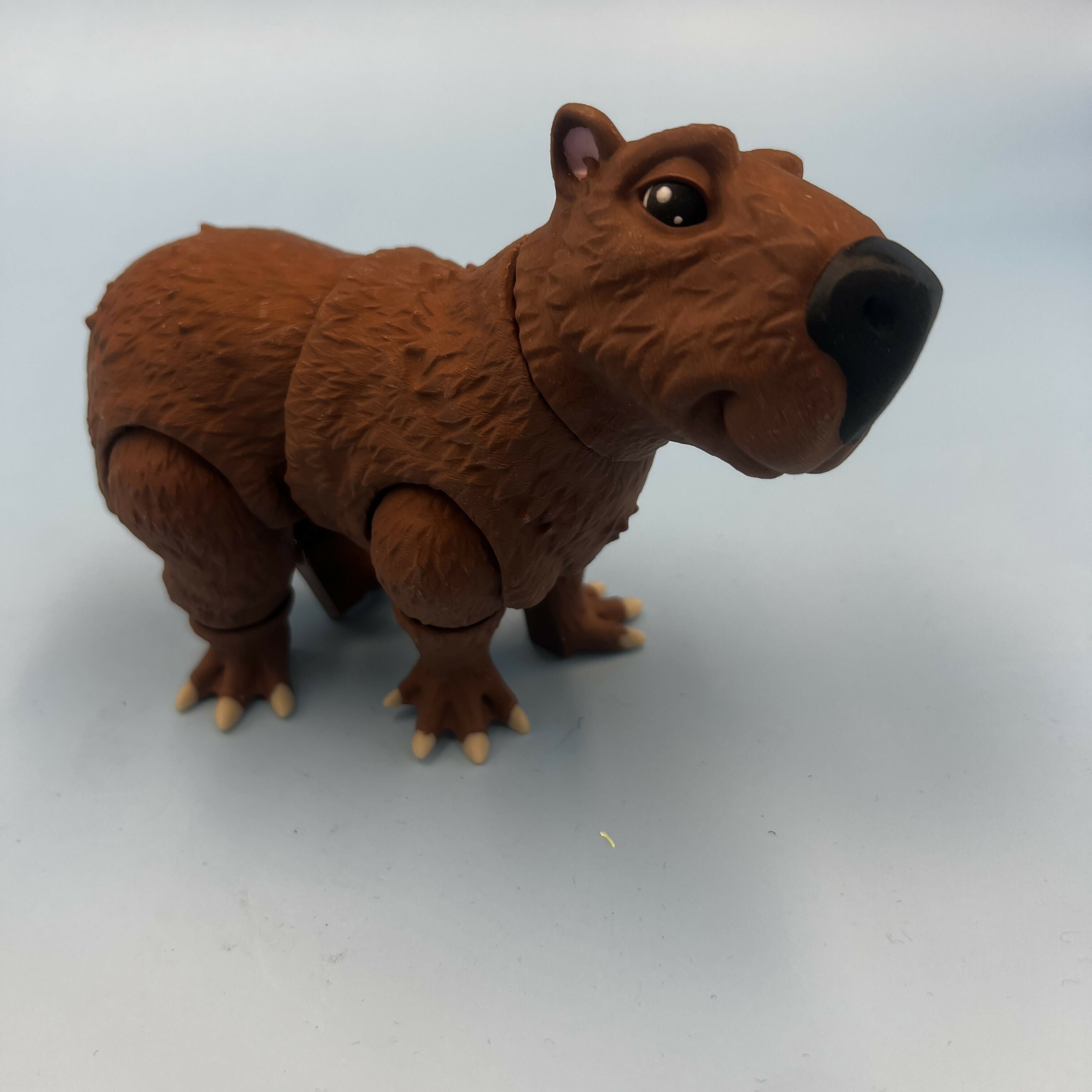 3D Printed LARGE: Articulated Sensory Fidget Animals friends Capybara 14cm