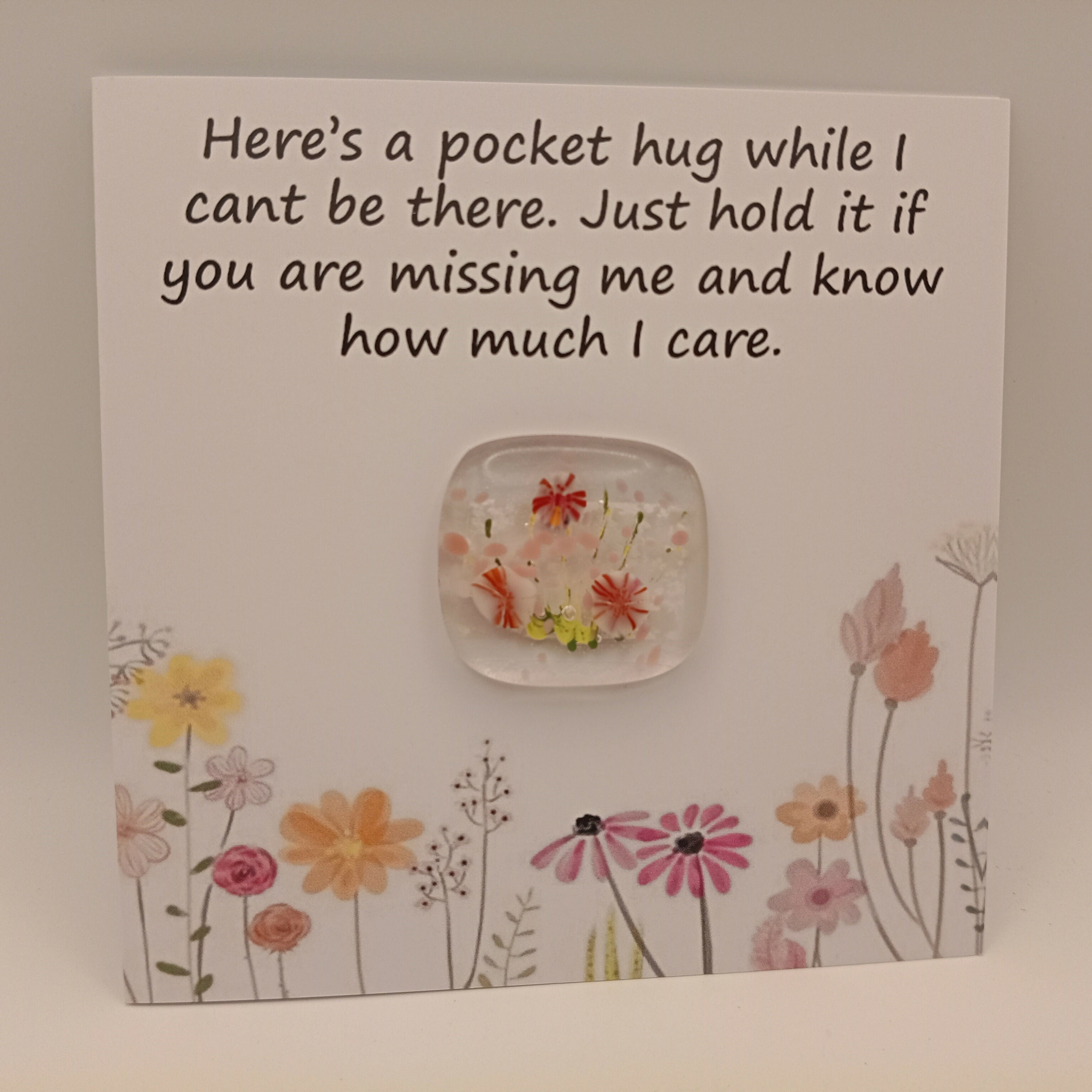 Glass Pocket Hug Card