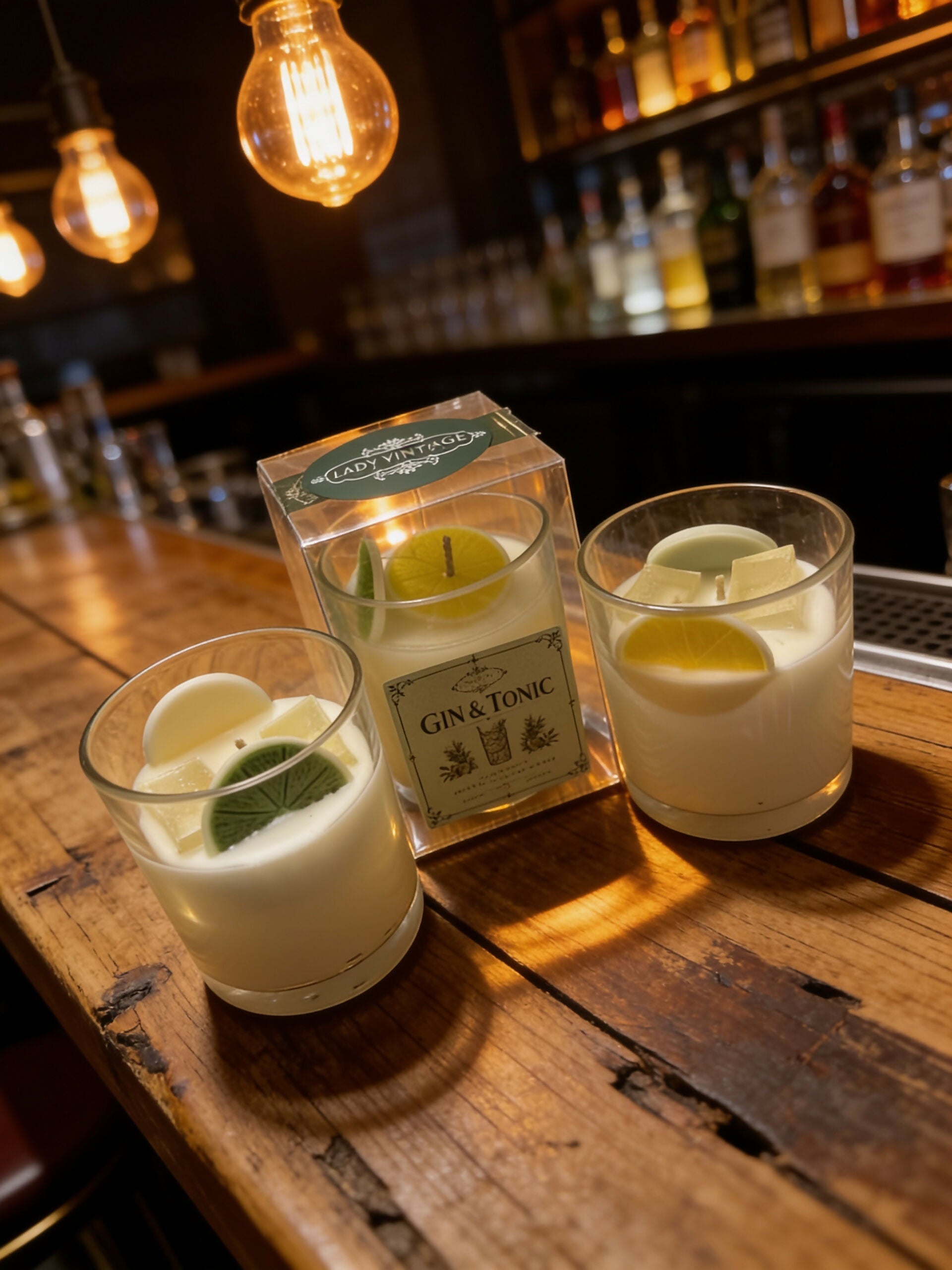 Gin and Tonic inspired Candle