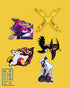 CREATURES SERIES PART II - ~8cm Vinyl Stickers