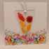 Fused Glass Flower Card