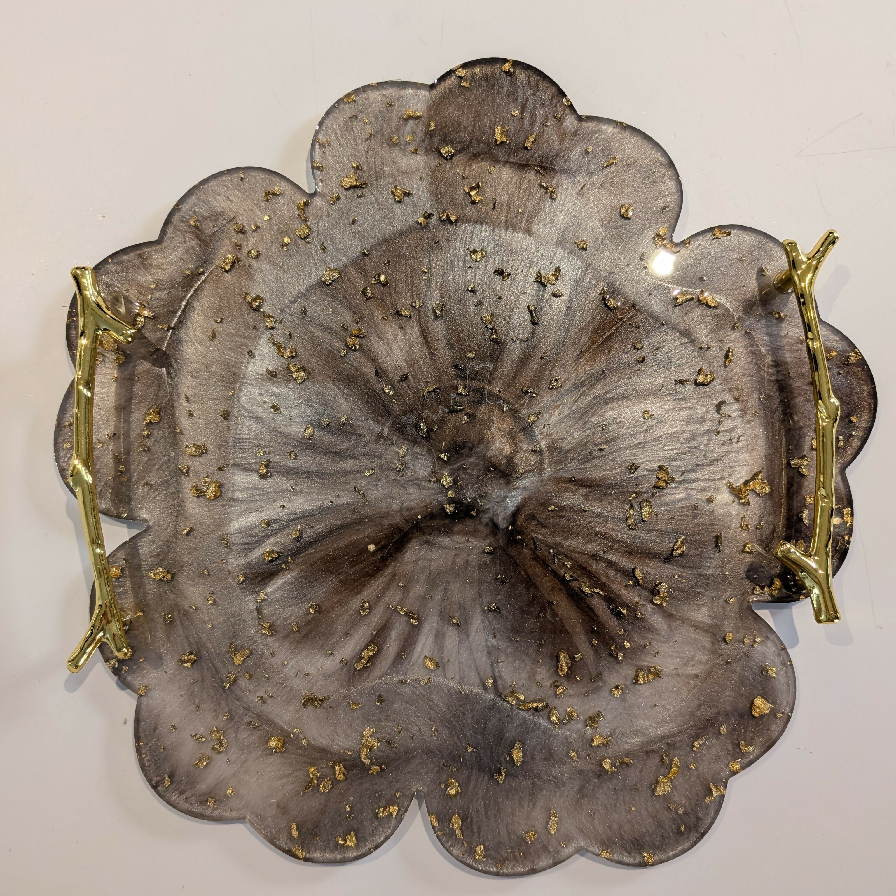 HANDMADE FLOWER SHAPED TRAY