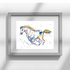 WHITE STALLION FINE ART PRINT