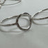 Sterling silver circle ring